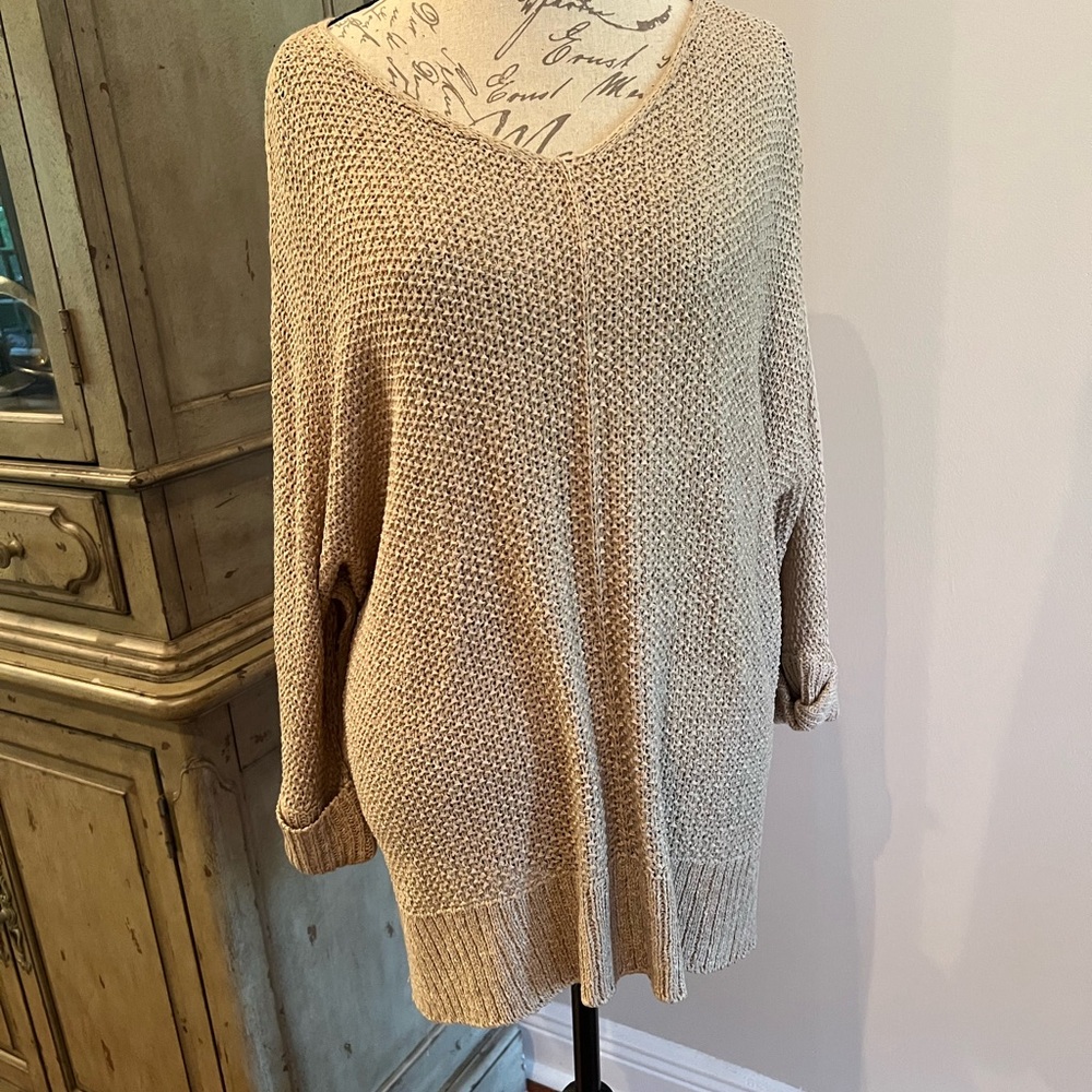 Tan Oversized Sweater (COZY)